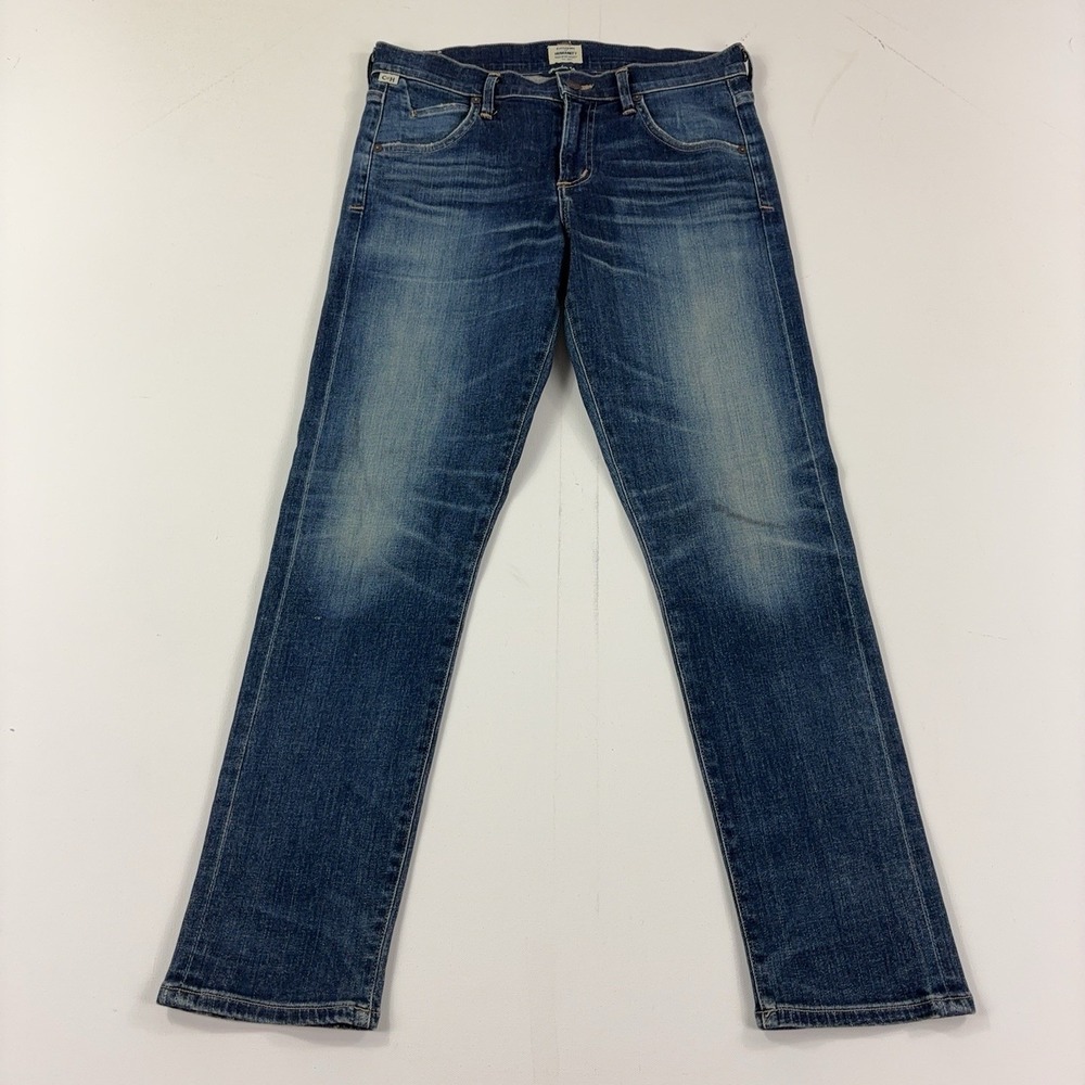 Citizens Of Humanity Jeans Womens 30 Medium Wash Mid Rise Straight Denim USA